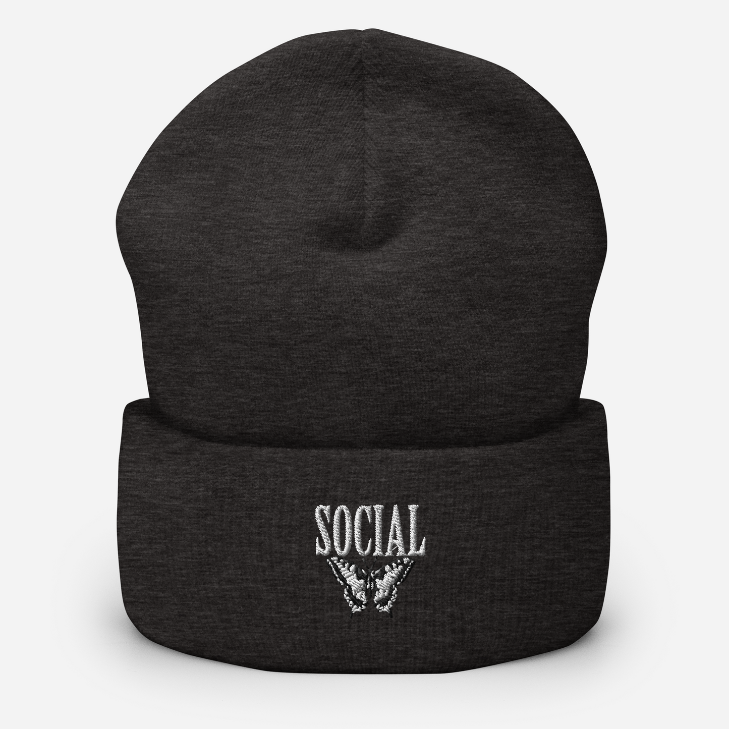 Rif G Social Butterfly Cuffed Beanie