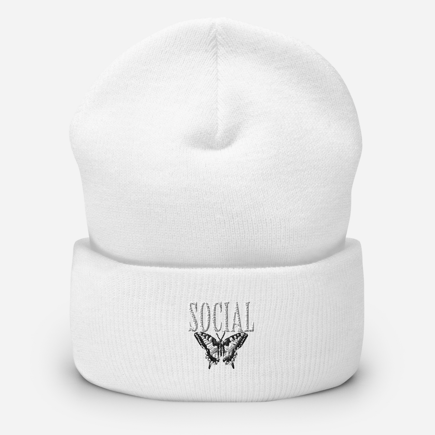 Rif G Social Butterfly Cuffed Beanie