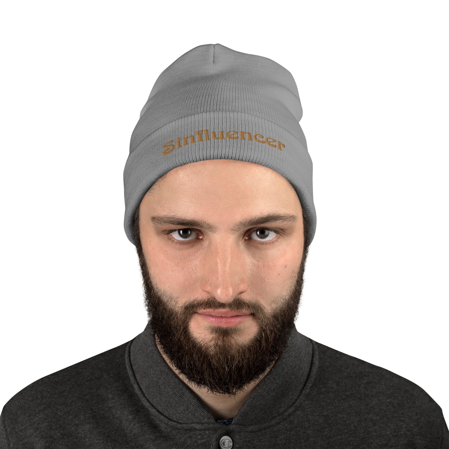 Sinfluencer  Metal Band Embroidered Beanie