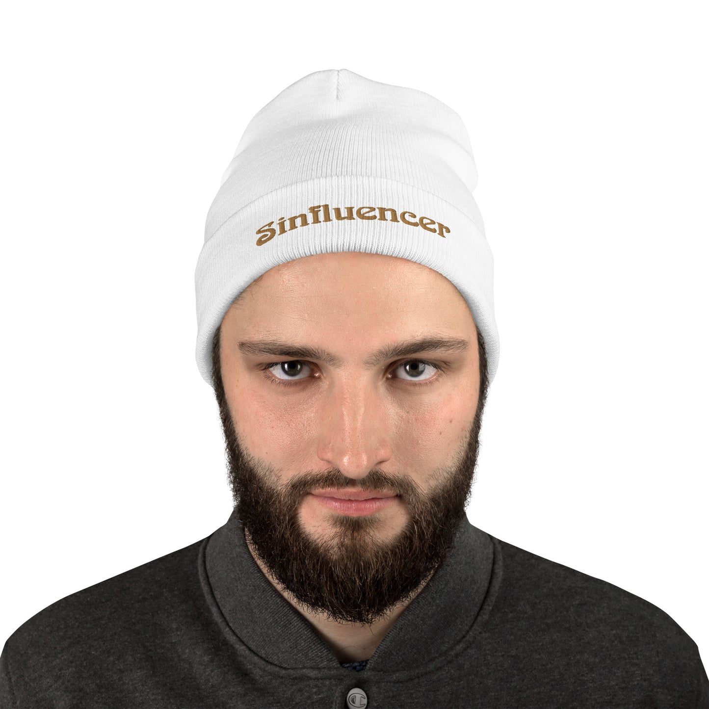 Sinfluencer  Metal Band Embroidered Beanie