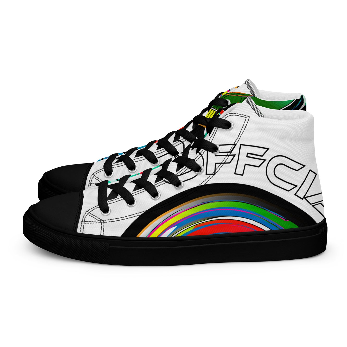 Rif G Official Swag Men’s high top canvas shoes