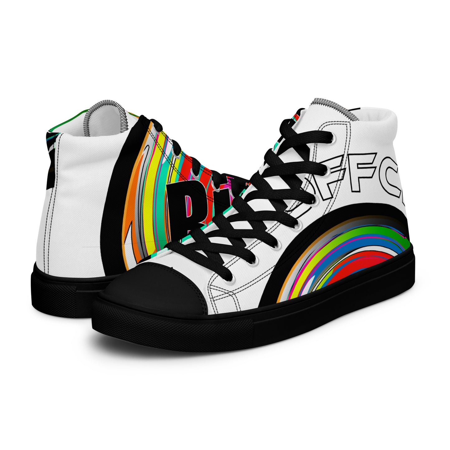 Rif G Official Swag Men’s high top canvas shoes