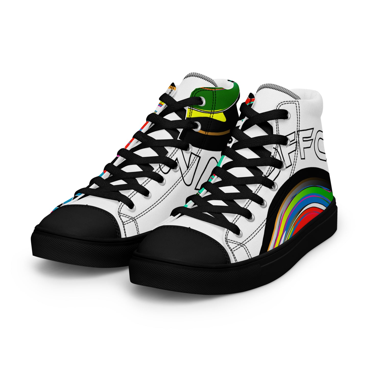 Rif G Official Swag Men’s high top canvas shoes