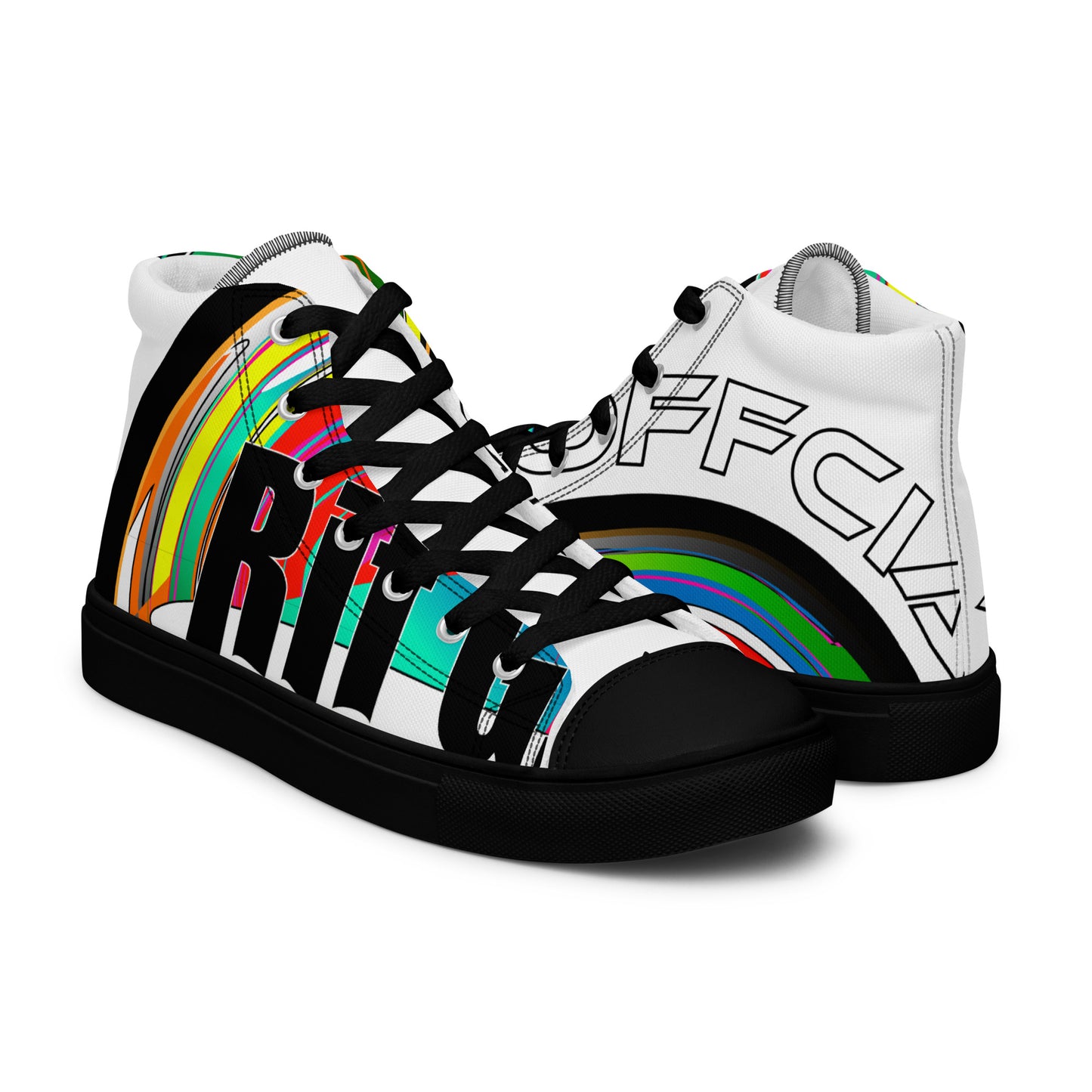 Rif G Official Swag Men’s high top canvas shoes