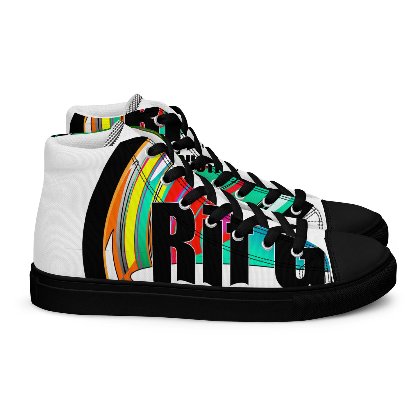 Rif G Official Swag Men’s high top canvas shoes