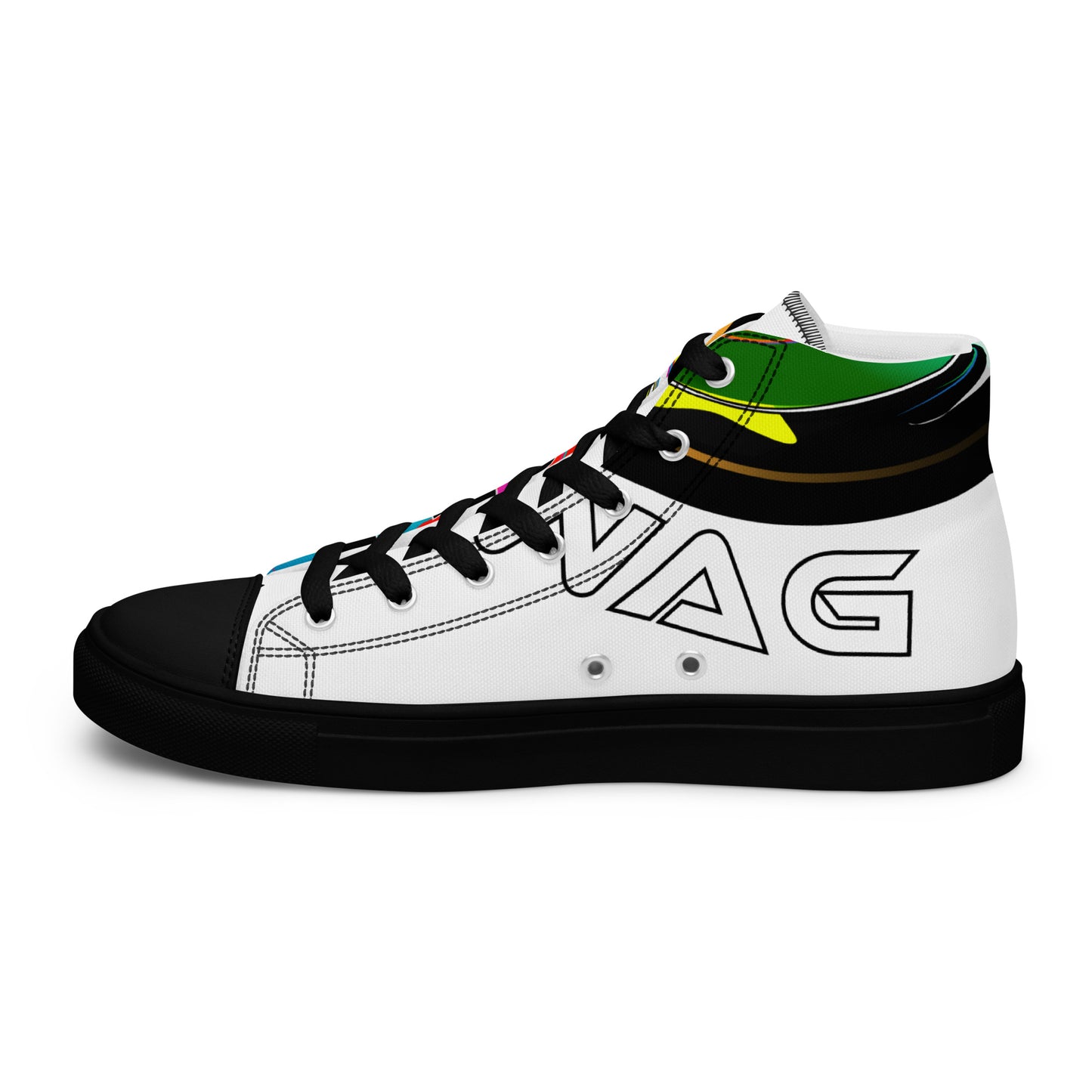 Rif G Official Swag Men’s high top canvas shoes