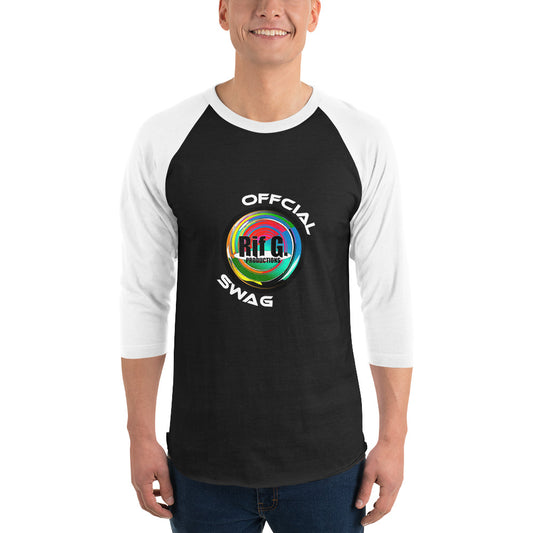 Rif G Official Swag 3/4 sleeve raglan shirt