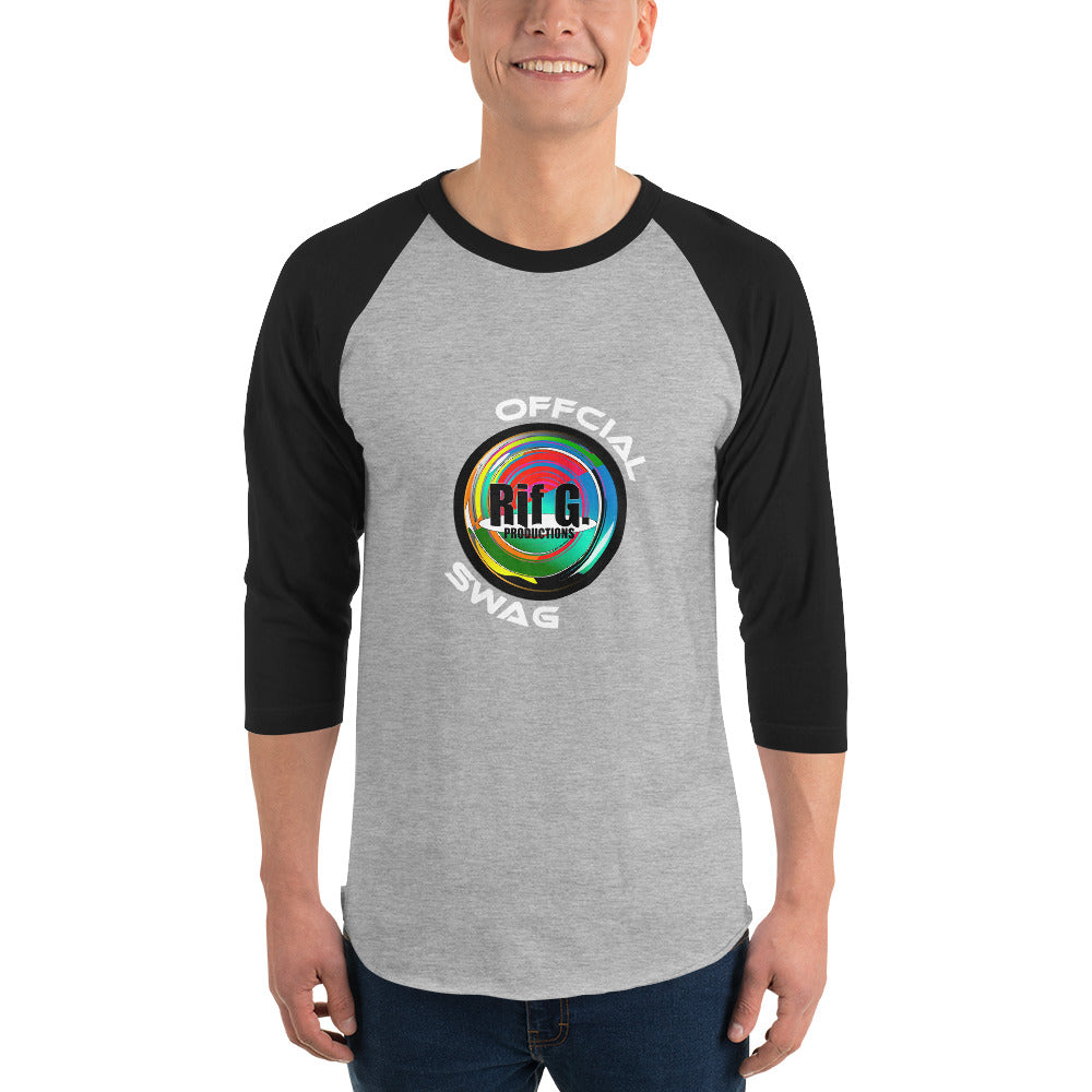 Rif G Official Swag 3/4 sleeve raglan shirt