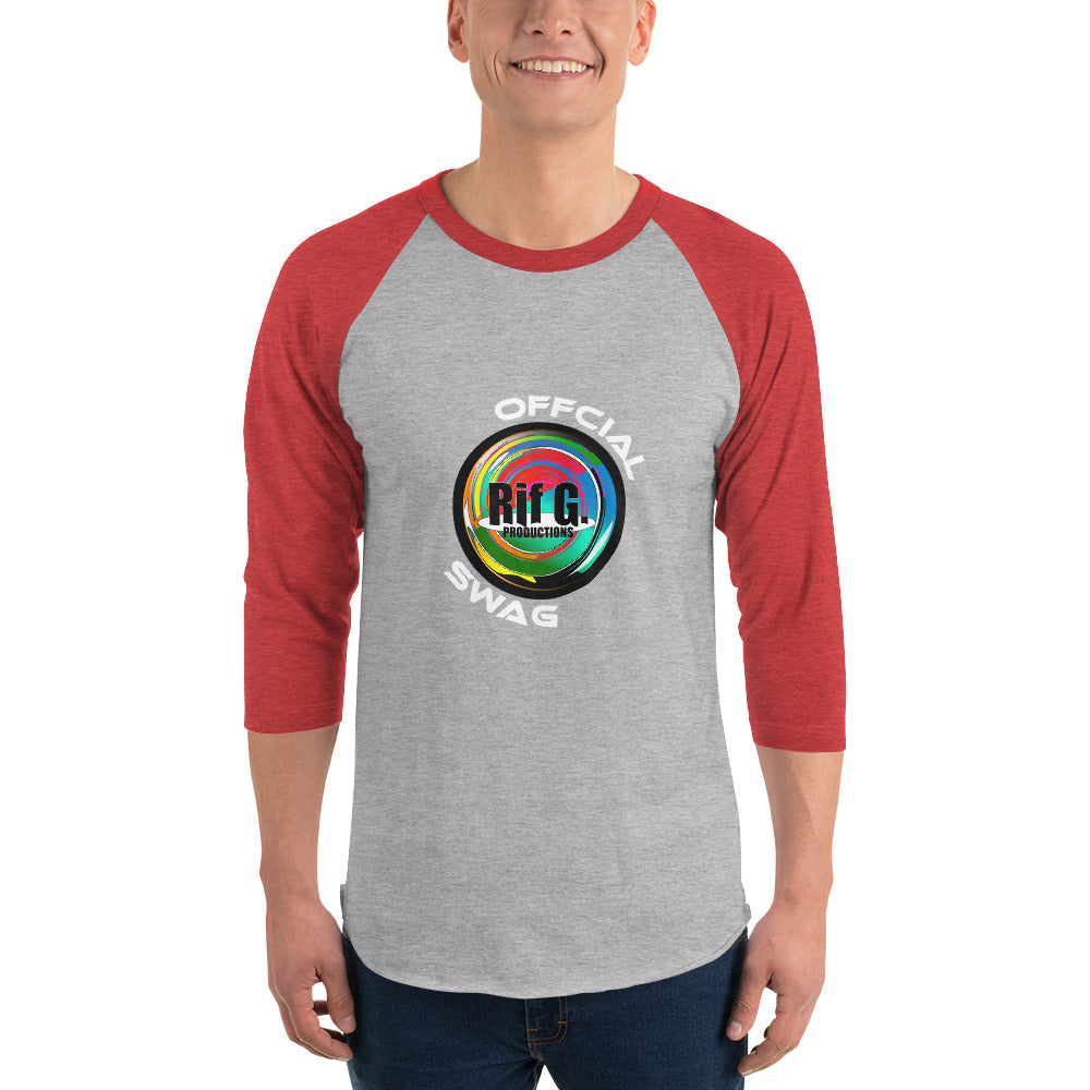 Rif G Official Swag 3/4 sleeve raglan shirt