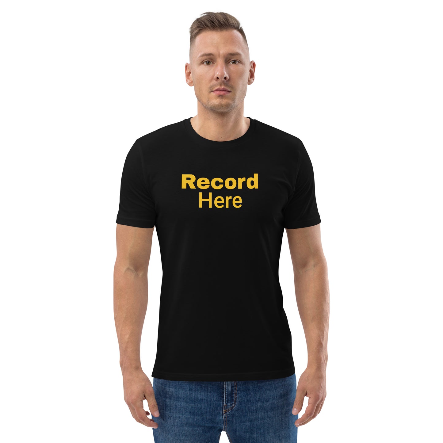 Rif G Official Swag "Record Here " Unisex organic cotton t-shirt