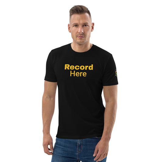 Rif G Official Swag "Record Here " Unisex organic cotton t-shirt