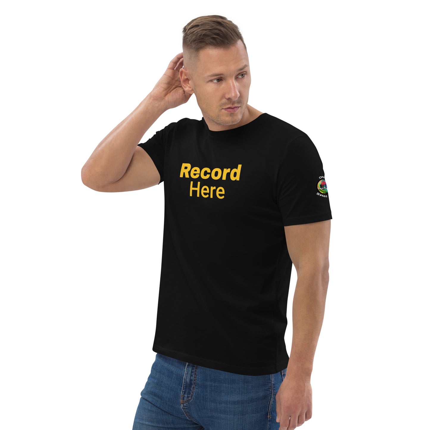 Rif G Official Swag "Record Here " Unisex organic cotton t-shirt