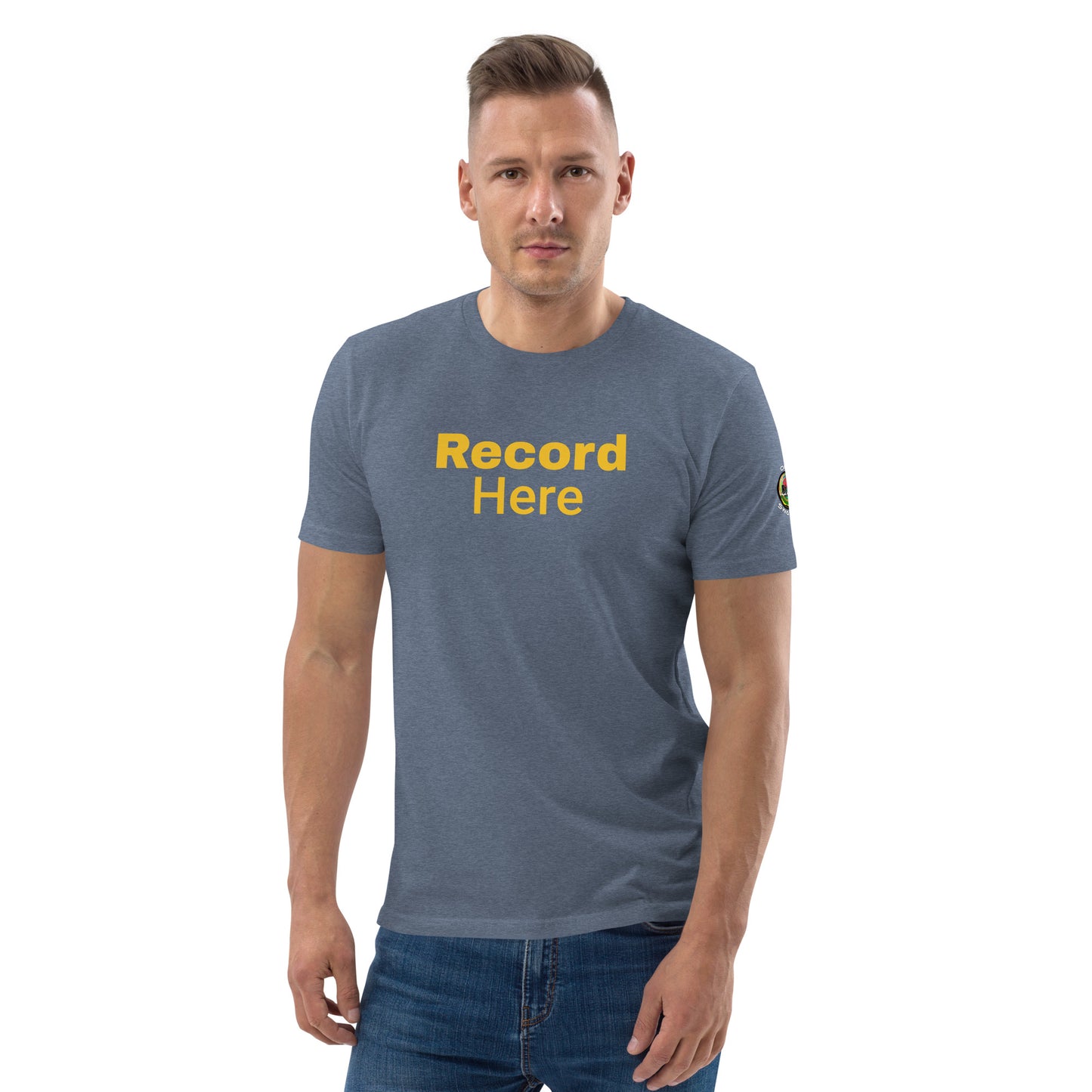 Rif G Official Swag "Record Here " Unisex organic cotton t-shirt