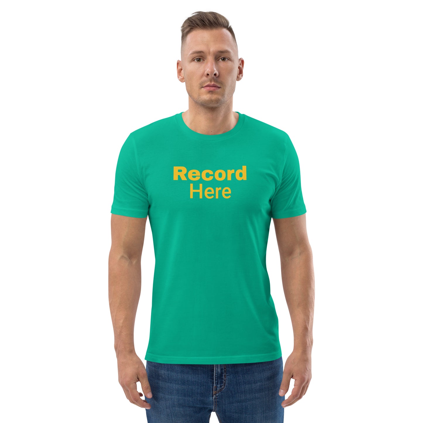 Rif G Official Swag "Record Here " Unisex organic cotton t-shirt