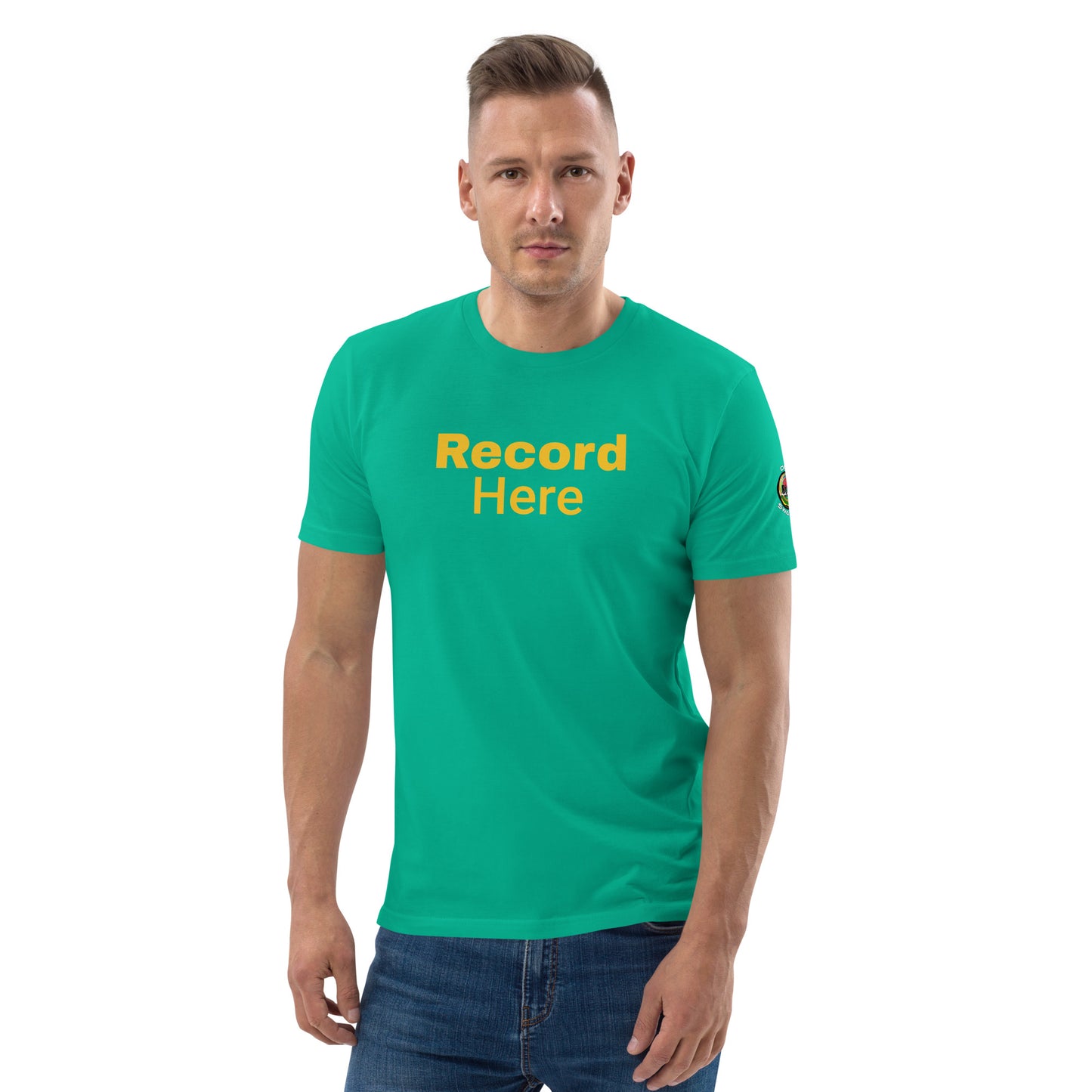 Rif G Official Swag "Record Here " Unisex organic cotton t-shirt