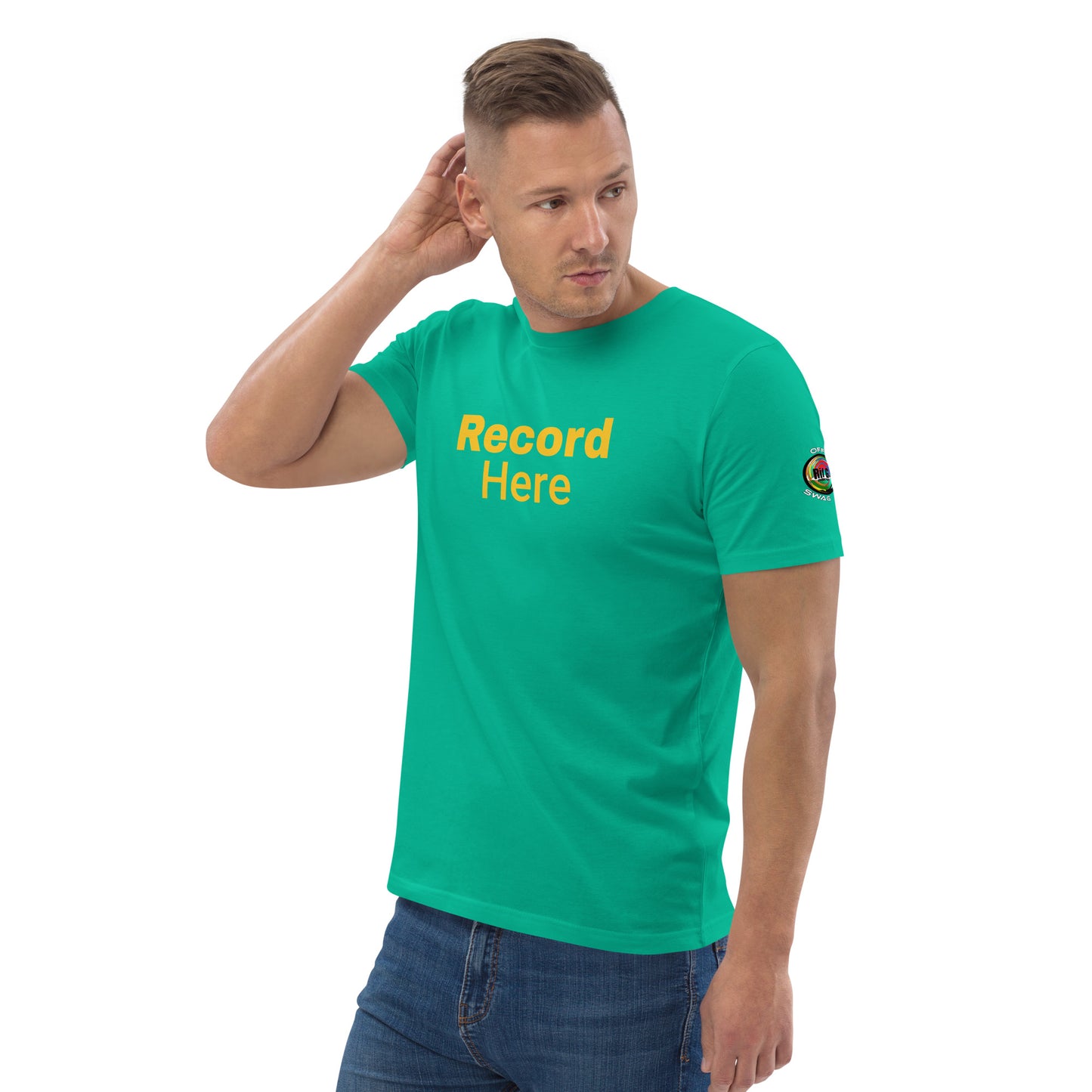 Rif G Official Swag "Record Here " Unisex organic cotton t-shirt