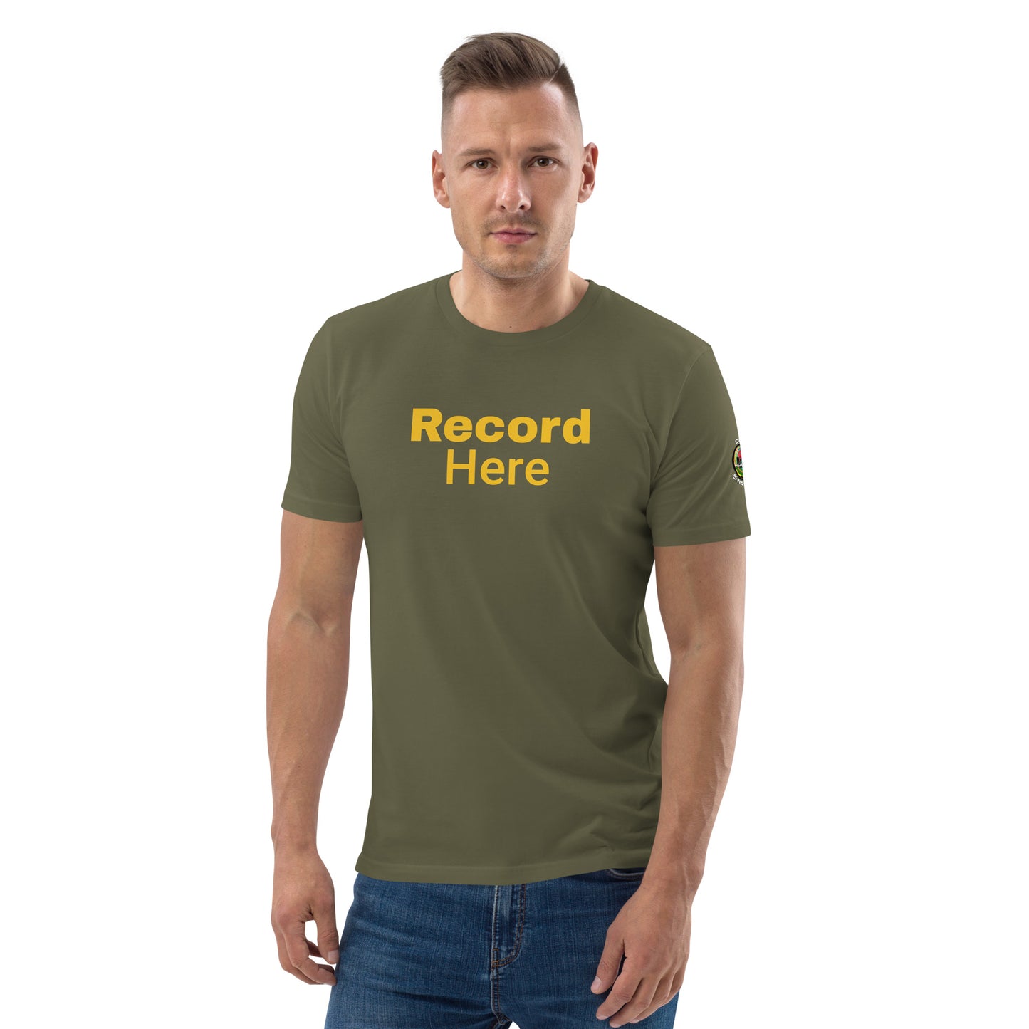 Rif G Official Swag "Record Here " Unisex organic cotton t-shirt