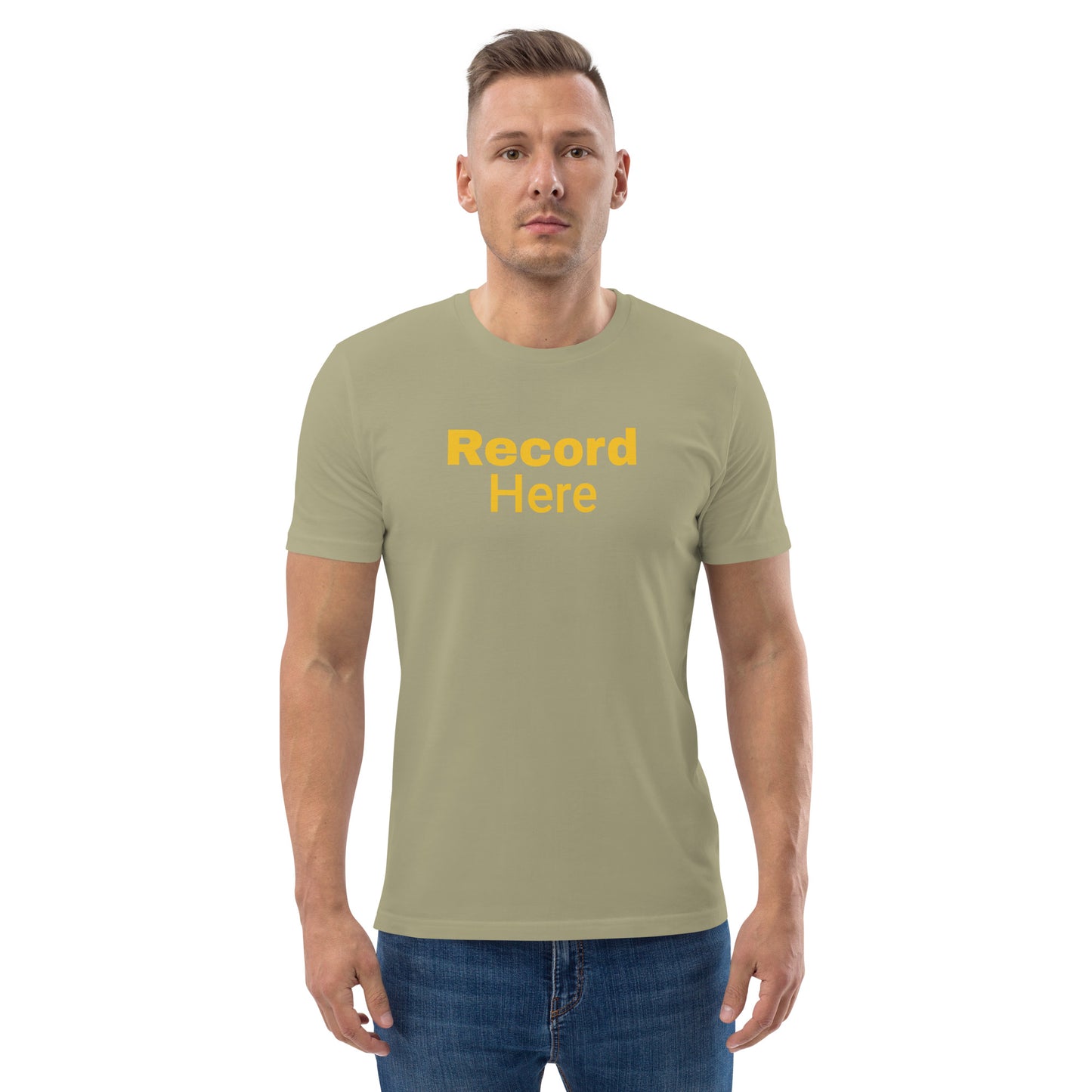 Rif G Official Swag "Record Here " Unisex organic cotton t-shirt