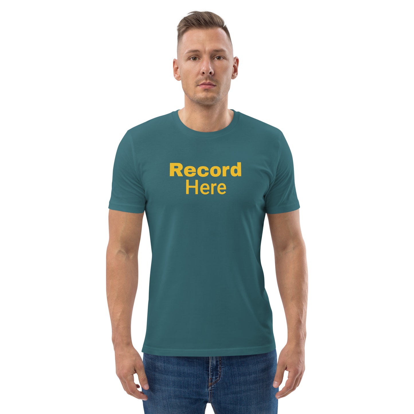 Rif G Official Swag "Record Here " Unisex organic cotton t-shirt