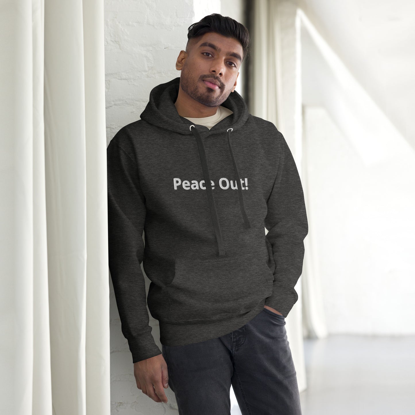 Rif G Peace Out Embroidered Unisex Hoodie