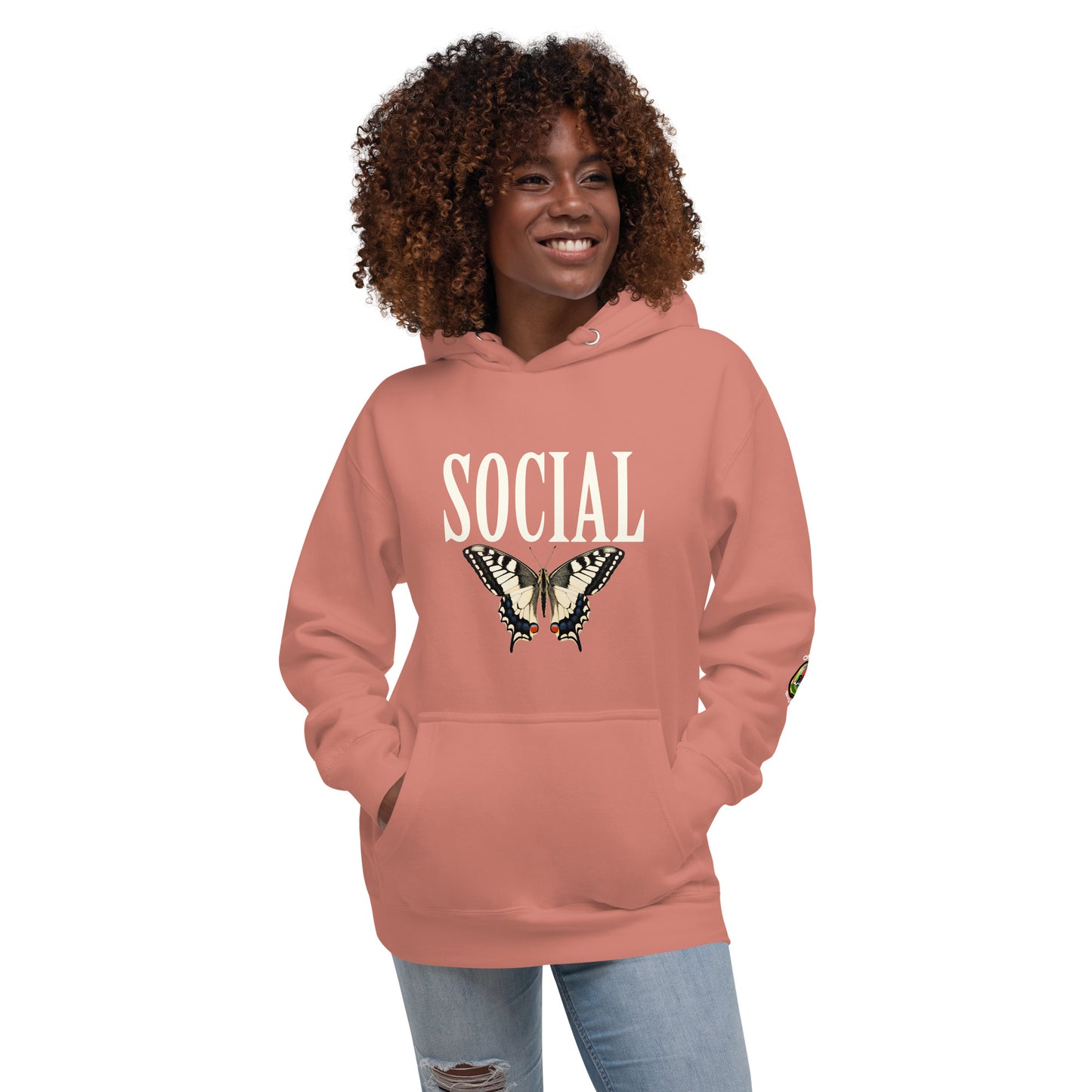 Rif G Official Swag  Social Butterfly Unisex Hoodie