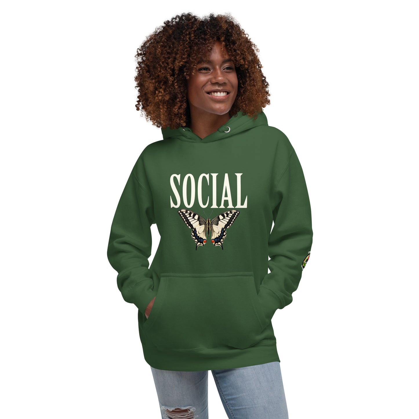 Rif G Official Swag  Social Butterfly Unisex Hoodie